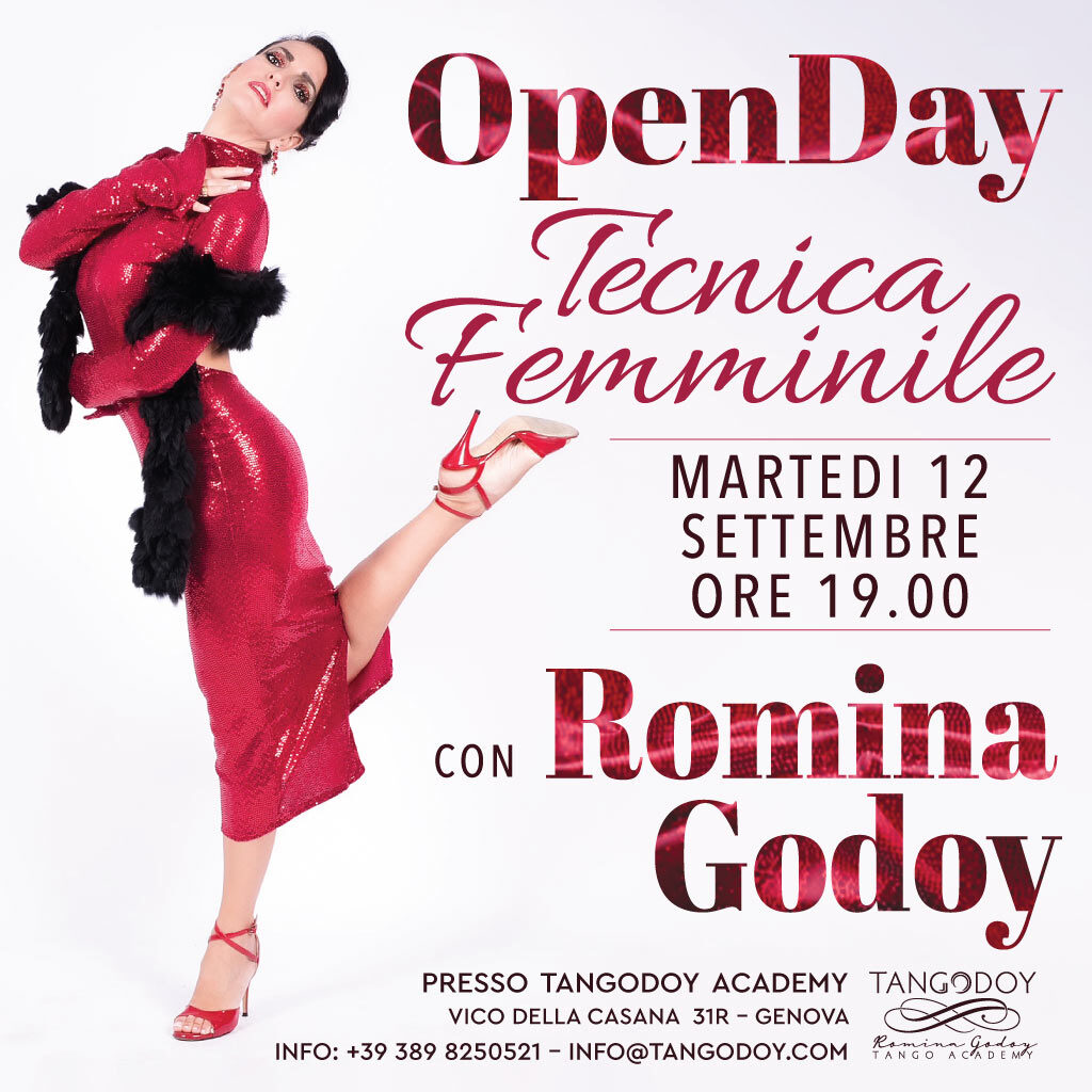 Openday tecnica femminile Romina Godoy Genova
