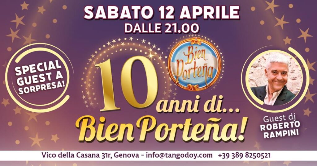12 aprile 2025 anniversario bien portena genova