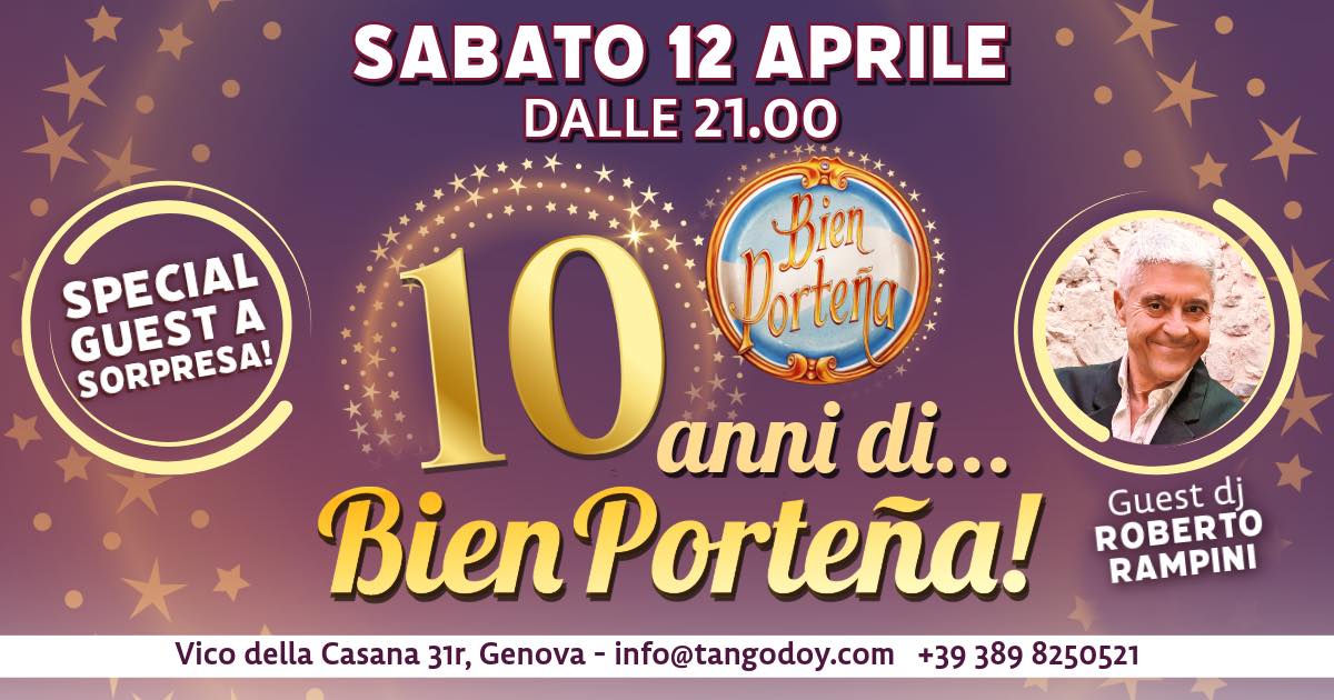 12 aprile 2025 anniversario bien portena genova